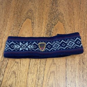 Dale of Norway wool headband with Velcro close vintage